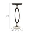 thumbnail image 2 of Bonita Accent Table Bronze End Table, Modern Style, Painted Aluminum round shape tabletop, Aluminum, Indoor Living, 2 of 2
