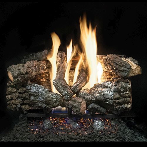 Bedford Char Vented 24" Gas Logs with Safety Pilot LP