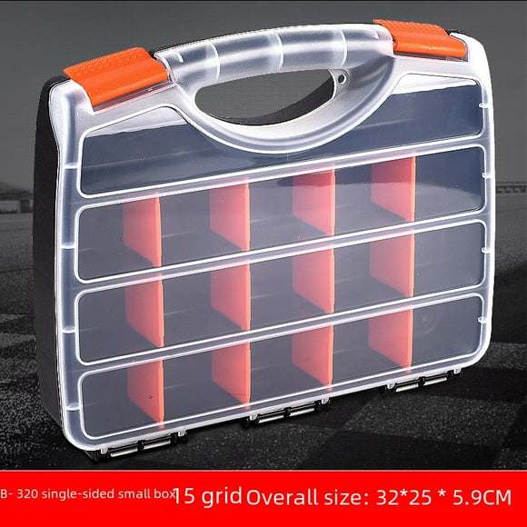 Wholesale Multi-Compartment Portable Plastic Storage Box for Electronic Components, Screws, and Small Tools – Durable Organizer Case with Secure Dividers for Efficient Workshop and Warehouse Use