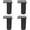 Black, variant on 4 Pack Adjustable Furniture Legs, 250mm/10'' Black Aluminum Alloy Support Feet Heavy Duty Replacement Legs for Sofa Bed Desk TV Cabinet Couch Coffee Table Sideboards Cupboard Dresser
