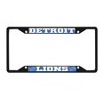 thumbnail image 2 of FANMATS 31355 Detroit Lions Metal License Plate Frame Black Finish, 2 of 4