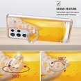 thumbnail image 3 of Funda para Samsung Galaxy S21 Ultra 5G con galvanoplastia de doble cara IMD y soporte para anillo (sonrisa), 3 of 5