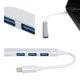 thumbnail image 1 of USB Hub, Plug y Reproducir la Aleación de Aluminio el Tipo C de Shell a la Transmisión de Datos de Muelle USB para Computadoras para Tableta para Teléfonos Móviles, 1 of 7