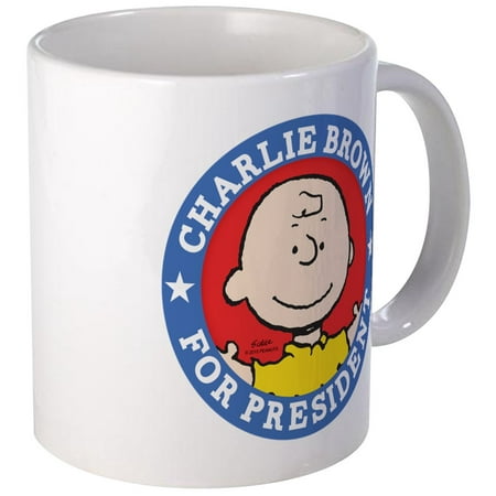 CafePress - Charlie Brown For President - Peanuts Mug - Unique Coffee Mug, Coffee Cup (Charlie And Lola Best Friend)