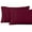 Burgundy, variant on Superior 1200 Thread Count Egyptian Cotton Solid Pillowcase, Standard, Navy Blue