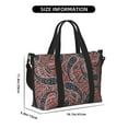 thumbnail image 2 of Travel Duffle Bag - Paisley Pattern No.90105 Weekender Bags for Women/Men with Adjustable Straps Shoulder Bag Crossbody Tote Bag for Travel, Gym, Yoga, 2 of 5