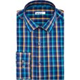 thumbnail image 1 of bar III Camisa de vestir clásica con botones para hombre, azul, 17-17.5, 1 of 1