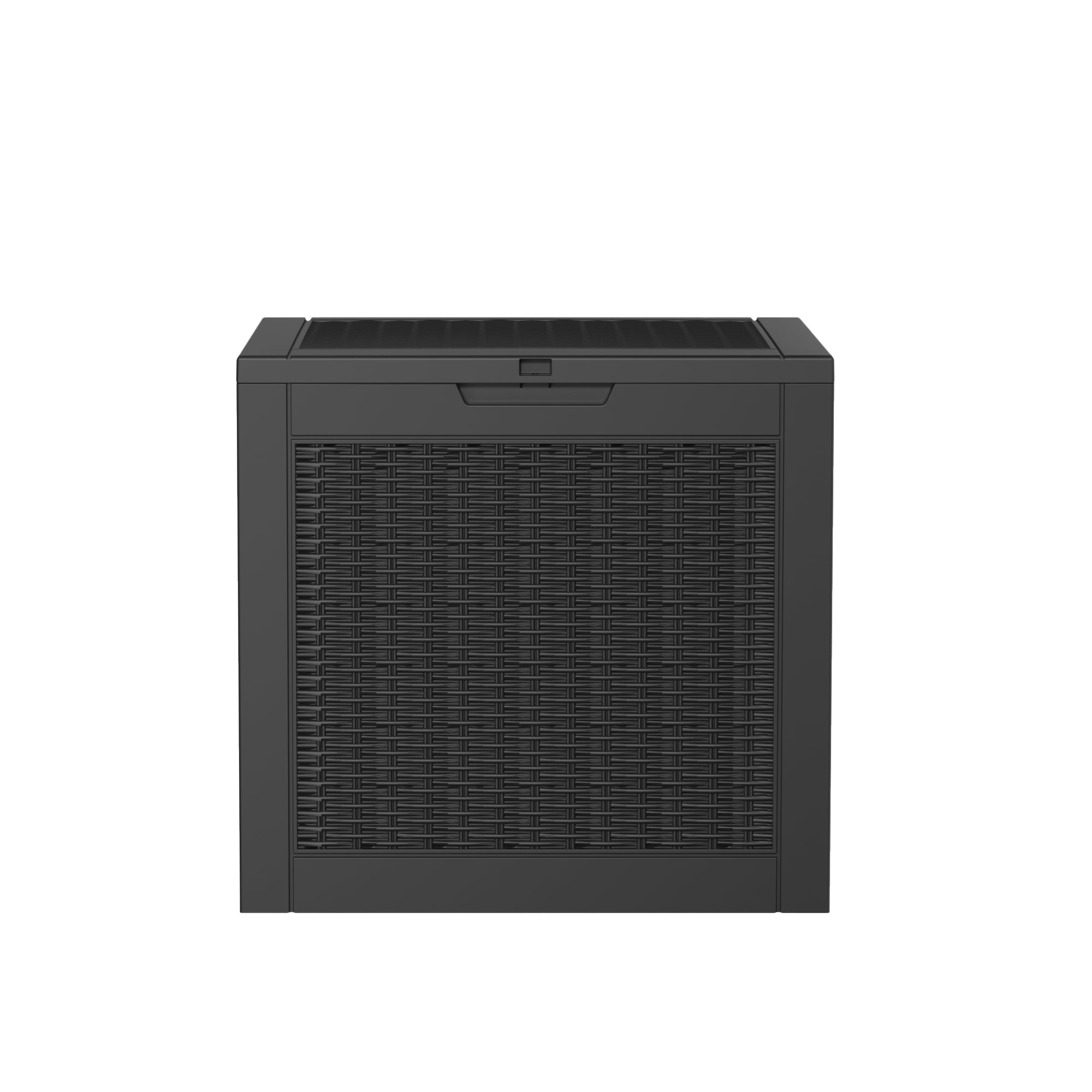MAYEERTY 30 Gallon Outdoor Deck Box, Large Capacity Storage Box for Patio Furniture Cushions, Pillow with Wheels, Black