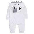 thumbnail image 6 of Odeerbi Baby Bodysuit Toddler Boys Girls Clothes Newborn Spring Autumn Clothes Comfortable Solid Color Round-neck Rompers White, 6 of 9