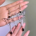 thumbnail image 2 of Pendientes colgantes de mariposa para mujer, hechos a mano, largos, estilo bohemio occidental, con borlas, regalo de joyería de San Valentín, 2 of 5