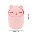 thumbnail image 2 of Unique Bargains 1 Pc Portable Bears Makeup Sponge Holder for Travel Pink Silicone, 2 of 6