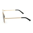 thumbnail image 3 of Womens Jewel Chain Arm Rectangular Metal Rim Butterfly Sunglasses Gold Smoke, 3 of 4
