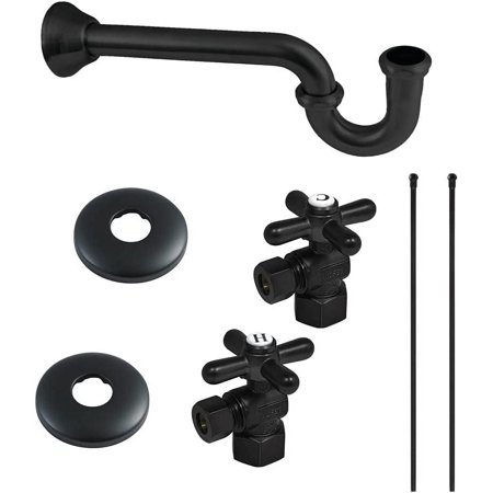 KPK100MBP Trimscape Plumbing Supply Kit Combo, Matte Black