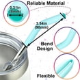 thumbnail image 2 of Silicone Straw Tips for Stainless Steel Straw,Bexikou 12Pcs Green Reusable Silicone Tip,Rubber Straws Covers,Food Grade Silicone Tips for Smoothie Drinking Straws, 2 of 7