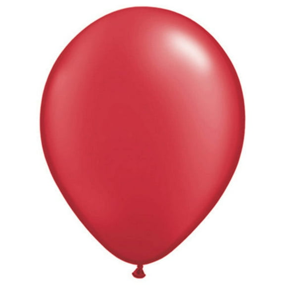 16 inch Pearl Ruby Red Qualatex Latex Balloons (50 Pack) - Party Supplies Decorations