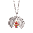 thumbnail image 1 of Merry mas Tree Illustration Sunflower Necklace Pendant Locket Jewelry, 1 of 3