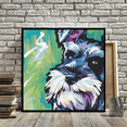 thumbnail image 4 of Large Wall Decor Dog Oil Paintings Canvas Prints Poodle Wall Decor for Livingroom or Bedroom(Framed Ready to Hang), 4 of 6