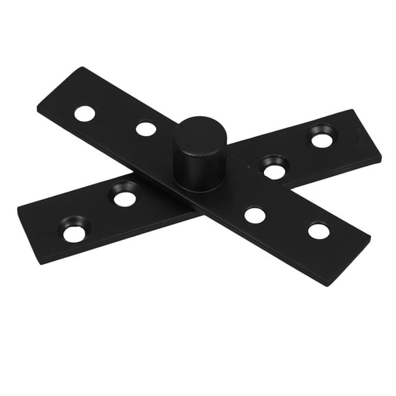 Voiceine Pivot Hinges Heavy Duty Hinges For Doors 360 Degree Shaft Stainless Steel Hidden Door Hinge For Secret Door Invisible Pivot Door Hardware For Bookshelf Black