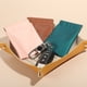 thumbnail image 3 of Advancent Bolsa de cable de cierre automático Bolsas de cuero impermeables Banco de energía Organizador Monedas Bolsa de joyería para viajes Almacenamiento y organización del hogar Rosa 7.5*10 cm, 3 of 6