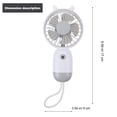 thumbnail image 2 of Houderco 1Ud Aire Circulador Portátil Con Compacto Y Carga USB Para Ambientes Interiores, 2 of 8