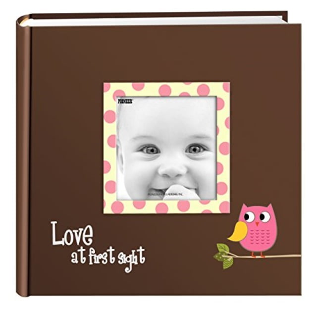 I-46B/O Baby Boys Girls Pioneer Photo Album 36 Pictures 4x6 Blue Green Pink Owl 
