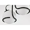 thumbnail image 5 of Jahal 19 in. 5-Light Indoor Matte Black Finish Chandelier with Light Kit, 5 of 5