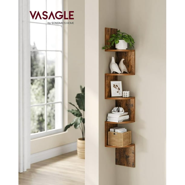 Corner mounted bookshelf deals