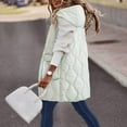 thumbnail image 2 of YYDGH Womens Long Puffer Vest Winter Fall Warm Sleeveless Coat Zip Up Hooded Jackets 2023 Trendy Quilted Long Down Vest with Zipper Pockets, 2 of 4