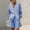 Light Blue women two piece sets summer a1, variant on BRELIL Women Two Piece Sets Summer Casual V Neck Long Sleeve Blazer with Shorts Matching Outfits Solid Boho Loose Vacation Travel Lounge Wear, Red S