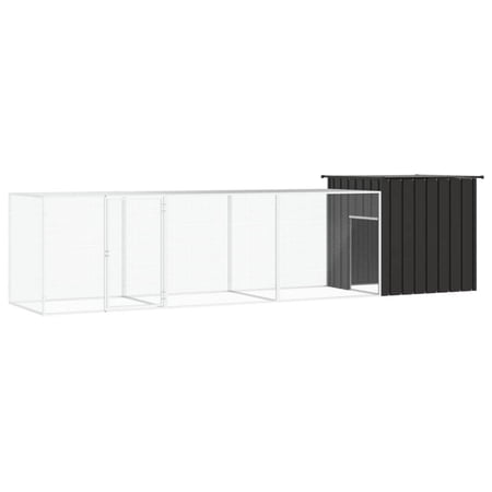 Anself Chicken Cage  Galvanized Steel Hen Duck Run House with Extension Cage  Metal Coop Walk-in Poultry Cage  Chicken Pen Rabbits Habitat Playpen Enclosure for Outdoor Backyard