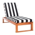 thumbnail image 4 of Safavieh Solano Outdoor Patio Sunlounger - Natural/Black, 4 of 13