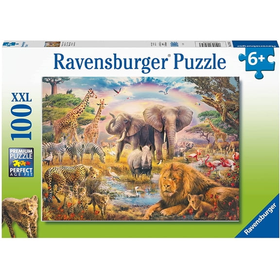 Ravensburger 100 Piece Puzzle Wild Animals 132843