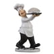 thumbnail image 5 of Bonita estatua de chef de resina, figura de chef francés, modelo de adorno de cocina, 4 unidades Tallarines, 5 of 8