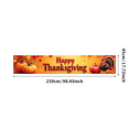thumbnail image 3 of LUUFILx Thanksgiving Backdrop Banner with Pumpkins Turkeys Autumn Leaves and Sunflowers for Harvest Festival Family Gathering Party Supplies Photography Props, 3 of 9