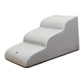 thumbnail image 4 of Bunblic Pet Steps Dog Stair Dog Ramp Gentle Slope Versatile High Density Sponge for High Beds Couches Anti Slip Bottom Washable Cover 3 Step, 4 of 8