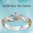 thumbnail image 4 of Healthy Turtle Inlaid Zircon Personality Ring Girl Mother's Day Gift Jewelr 9, 4 of 5