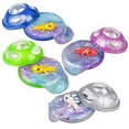 thumbnail image 3 of Mozlly UFO Alien Spaceship Rainbow Slime - 3", Assorted 4pcs/Set, 3 of 3