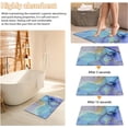 thumbnail image 6 of Blue Abstract Marble Doormat, Indoor Outdoor Decor Patio Mats Entrance Door Mats Non-Slip Outside Inside Floor Mat Rugs for Home Decor 17x30 Inch，House Warming Gift, 6 of 6