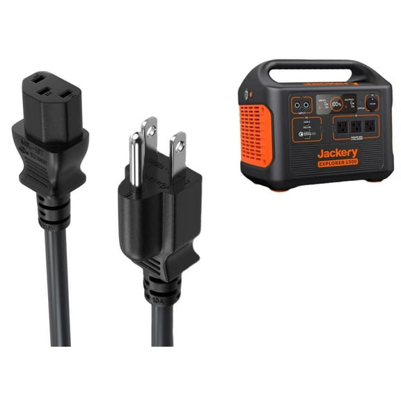 6ft UL Charger ac Adapter Plug For Jackery Portable Power Station Explorer 1500