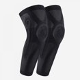 thumbnail image 1 of 1 Pair Long Knee Pad Sleeve Anti-slip Breathable Knitted Leg Support Protector Outdoor Sportswear Accessories, 1 of 9