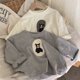 thumbnail image 1 of Child Spring And Autumn New Cartoon Crew Neck Long-sleeved T-shirt Casual Loose Tops Baby Boys Thin Cotton Base Bottoming Shirt, 1 of 6