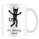 thumbnail image 1 of BodyRuiner - Taza It's Getting Weird (Blanco, Negro), 1 of 2