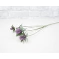 thumbnail image 2 of Faux Clover Thistle Spray - Purple, 2 of 3