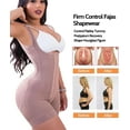 thumbnail image 4 of Shapewear for Women Tummy Control Fajas Colombianas Bodysuit Post Surgery Compression Garment Waist Trainer, 4 of 5