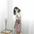 thumbnail image 4 of Women Corduroy Shoulder Bags Casual Canvas Handbags Top Handle Tote Crossbody Shopping Bags, 4 of 5