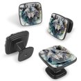 thumbnail image 2 of 12 Pack Kitchen Cabinet Knobs Wolf Dresser Knobs Drawer Knobs Drawer Pulls Door Knobs Dresser Drawer Handles Knobs for Dresser Drawers, 2 of 5