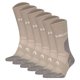 thumbnail image 1 of HEAD Calcetines de senderismo unisex, pack de 6 - Hiking All Climates Crew, calcetines deportivos, logo Taupe 43-46, 1 of 4