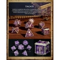 thumbnail image 2 of dés Polyédriques D&D Donjons et Dragons, Violet, 2 of 6