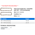 thumbnail image 2 of Valve Cover Gasket Set - Compatible with 1967 - 1970 Ford Mustang 1968 1969, 2 of 2