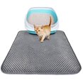 thumbnail image 1 of Litter Box Mat For Litter Boxes, Cat Litter Mat Underlays, Honeycomb Design Litter Box Rugs, 1 of 1